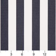 Charlotte - D982 - Navy Stripe - Fabric by the Yard - D982 - D982_Ruler