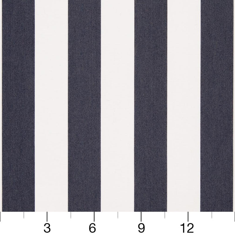 Charlotte - D982 - Navy Stripe - Fabric by the Yard - D982 - D982_Ruler