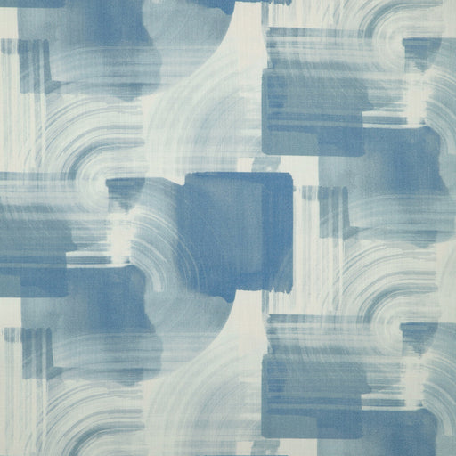 KRAVET BASICS - DECO SWIRL- OCEAN - Fabric by the Yard OCEAN