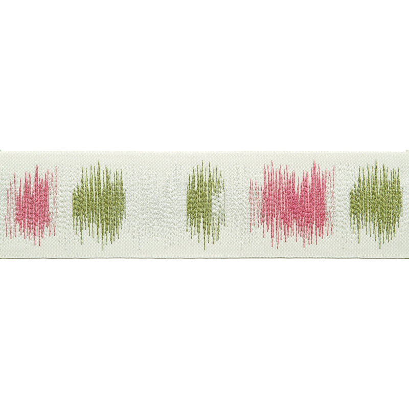DERRY EMB TAPE - MATCHA ROSE - Mag Fabrics - Trim By The Yard