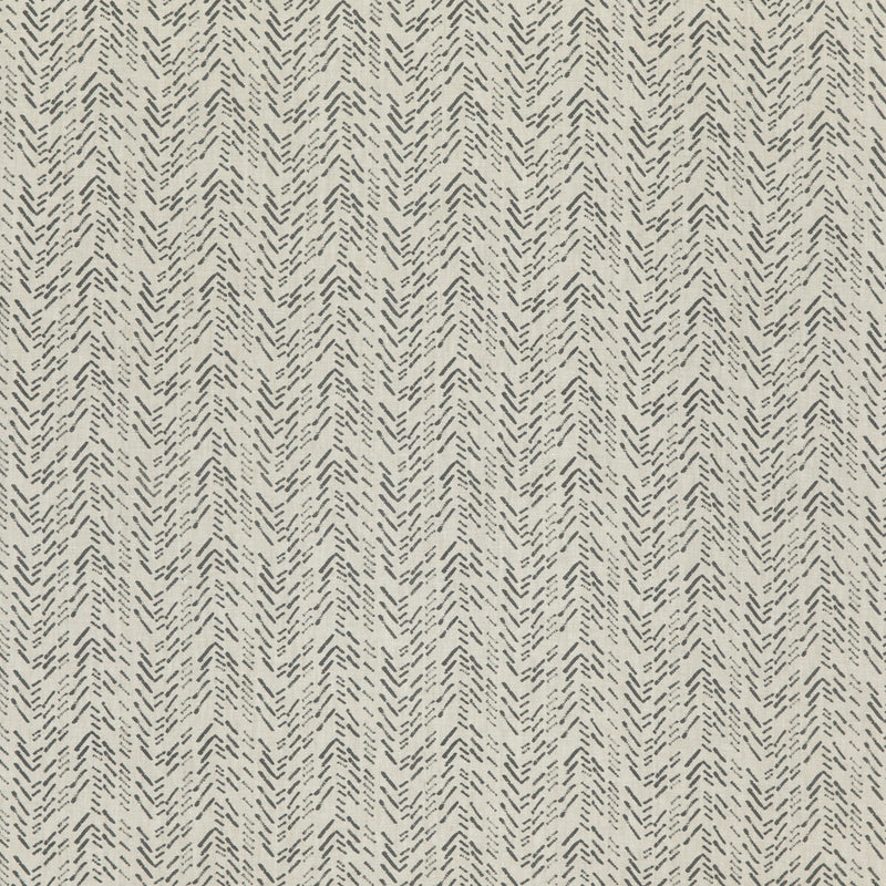 THREADS - IZORA- CHARCOAL - Fabric by the Yard CHARCOAL