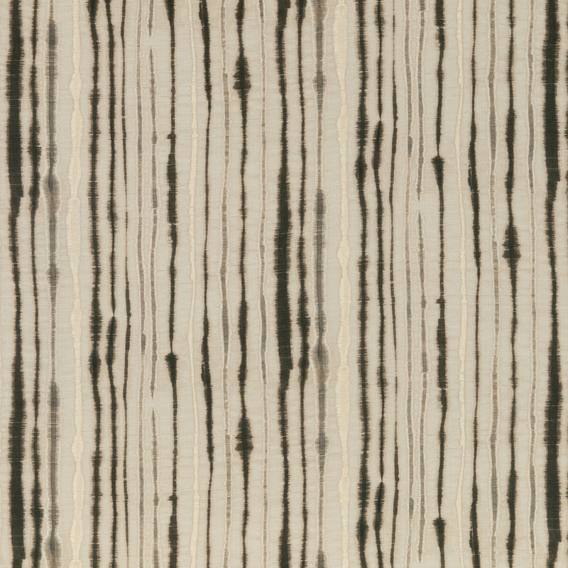 THREADS - LINEAR- CHARCOAL - Fabric by the Yard CHARCOAL