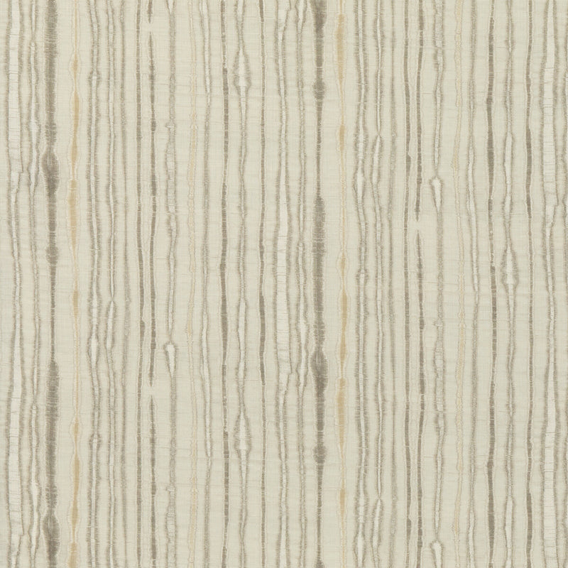 THREADS - LINEAR- IVORY - Fabric by the Yard IVORY
