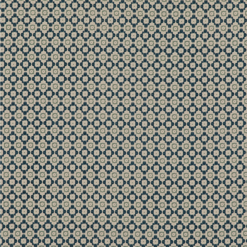 THREADS - AMBIT- INDIGO - Fabric by the Yard INDIGO