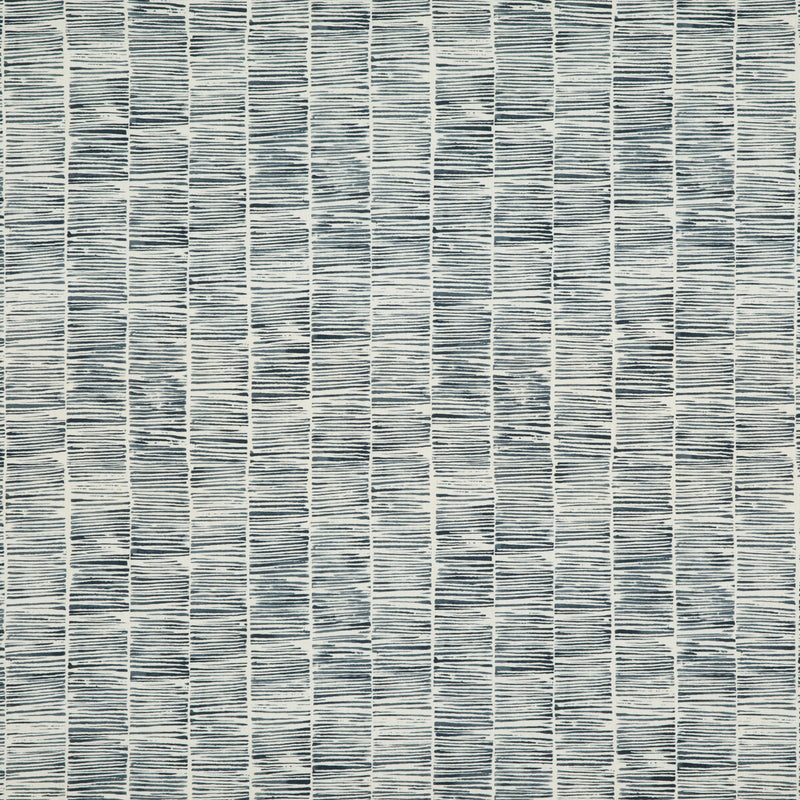 THREADS - ETCHING- INDIGO - Fabric by the Yard INDIGO