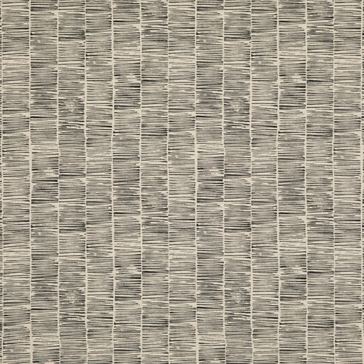 THREADS - ETCHING- CHARCOAL - Fabric by the Yard CHARCOAL