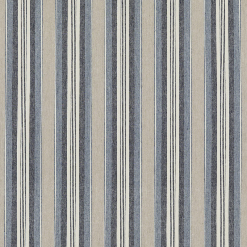 THREADS - LOVISA- INDIGO - Fabric by the Yard INDIGO