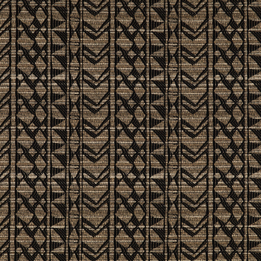 THREADS - BUTABU- CHARCOAL - Fabric by the Yard CHARCOAL