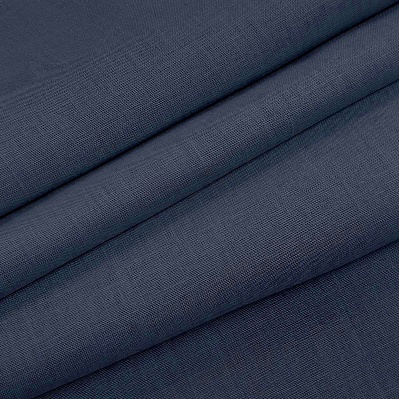 EMMA LINEN - BLUE - Mag Fabrics - Fabric By The Yard