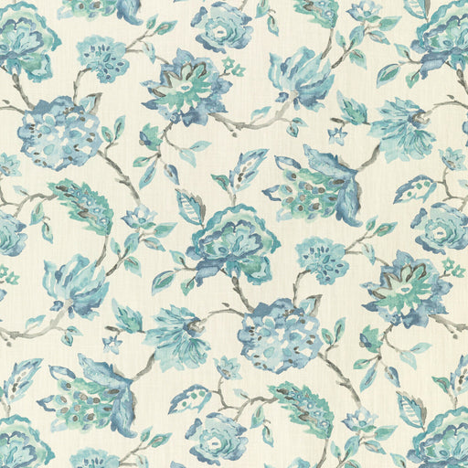KRAVET BASICS - ETHERIA- DELPHINIUM - Fabric by the Yard DELPHINIUM