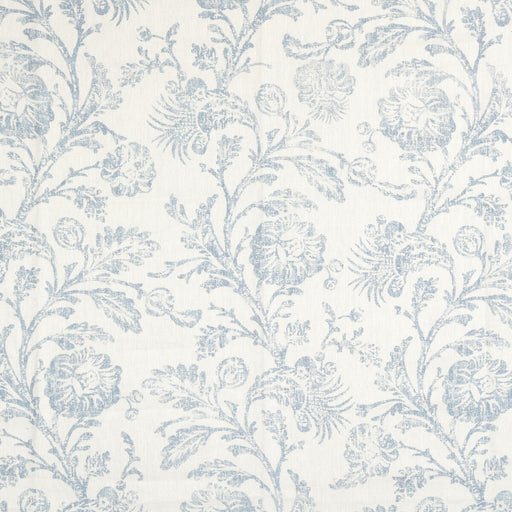 KRAVET COUTURE - EUNICE VINE - BLUE BAY - Fabric By The YARD