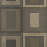 THREADS - MORO- CHARCOAL/BRONZE - Wallcovering by the Roll