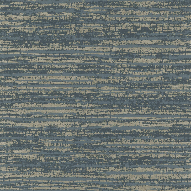 THREADS - RENZO- INDIGO - Wallcovering by the Roll INDIGO