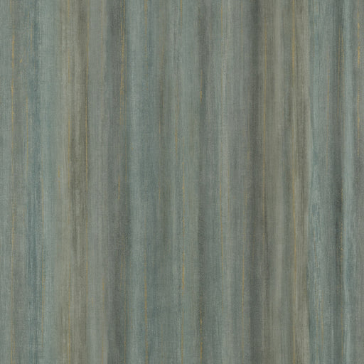 THREADS - PAINTED STRIPE- TEAL - Wallcovering by the Roll TEAL