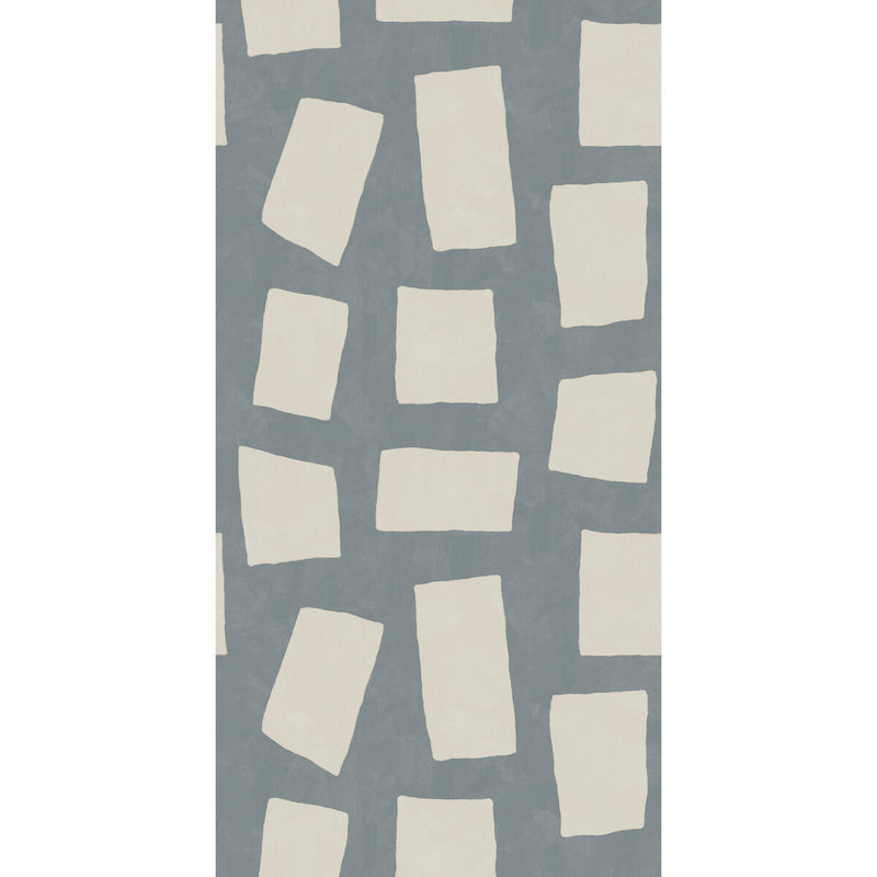 THREADS - ZANZIBAR- DENIM - Wallcovering by the Roll DENIM
