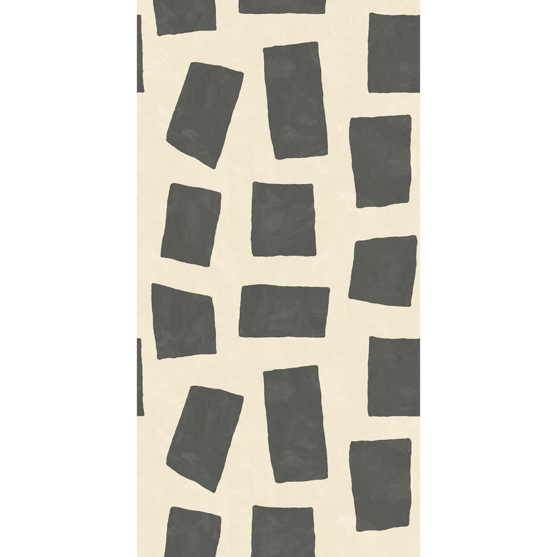 THREADS - ZANZIBAR- CHARCOAL - Wallcovering by the Roll CHARCOAL