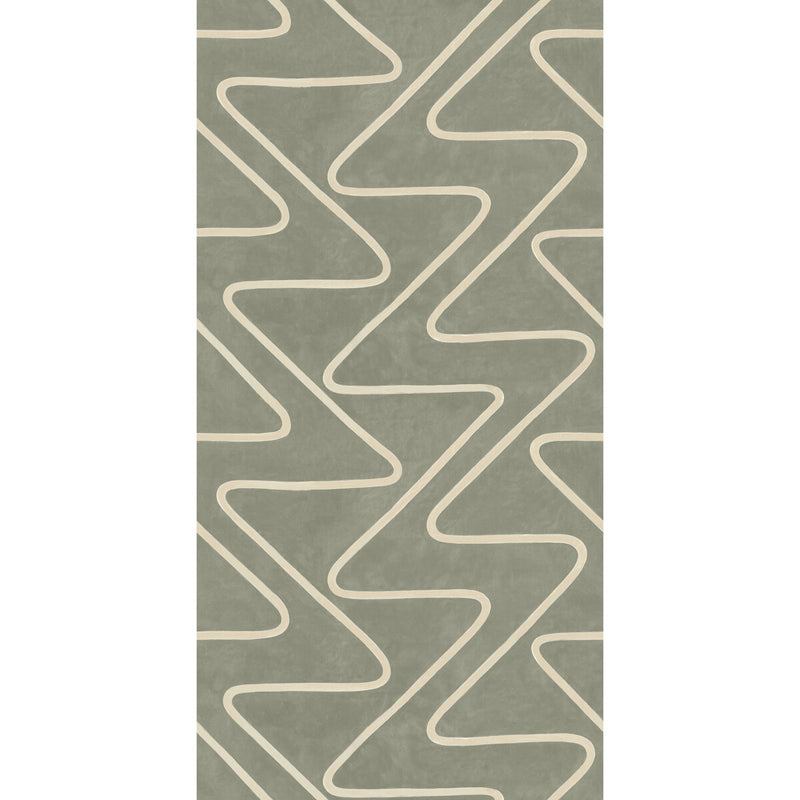 THREADS - STELVIO- EUCALYPTUS - Wallcovering by the Roll EUCALYPTUS