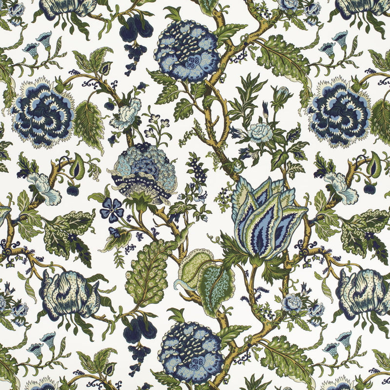 Everly - Delft - 29 Park - Fabric by the Yard
