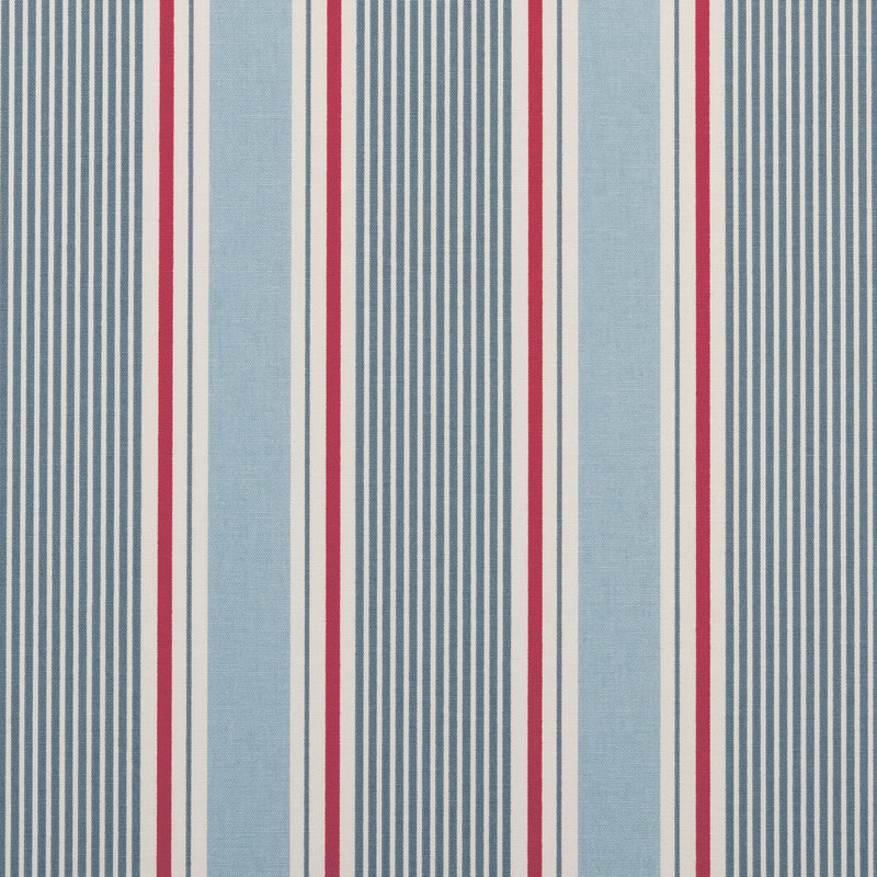 CLARKE AND CLARKE - SAIL STRIPE- MARINE - Fabric by the Yard MARINE
