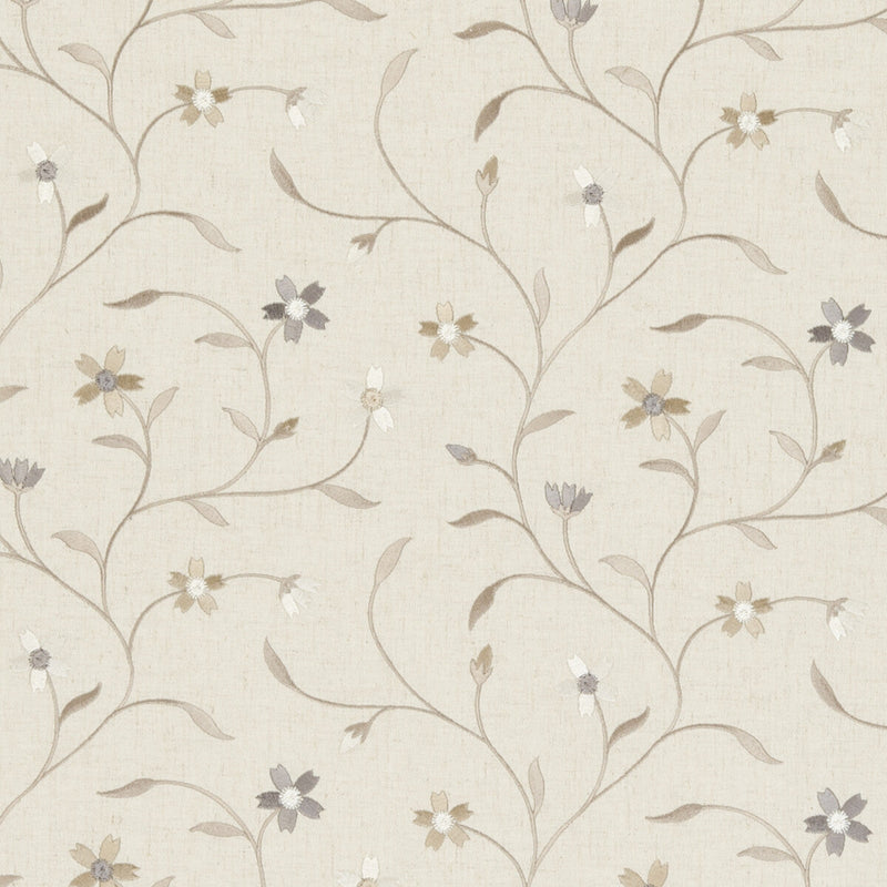 CLARKE AND CLARKE - MELLOR- NATURAL - Fabric by the Yard NATURAL