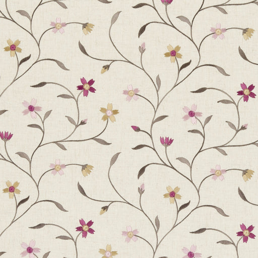 CLARKE AND CLARKE - MELLOR- RASPBERRY - Fabric by the Yard RASPBERRY