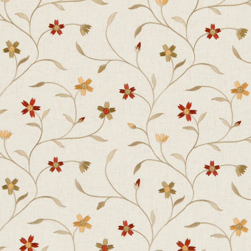 CLARKE AND CLARKE - MELLOR- SPICE - Fabric by the Yard SPICE