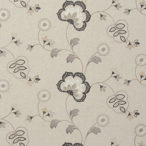 CLARKE AND CLARKE - CHATSWORTH- CHARCOAL - Fabric by the Yard CHARCOAL