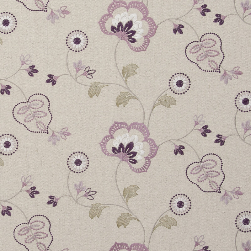 CLARKE AND CLARKE - CHATSWORTH- ORCHID - Fabric by the Yard ORCHID