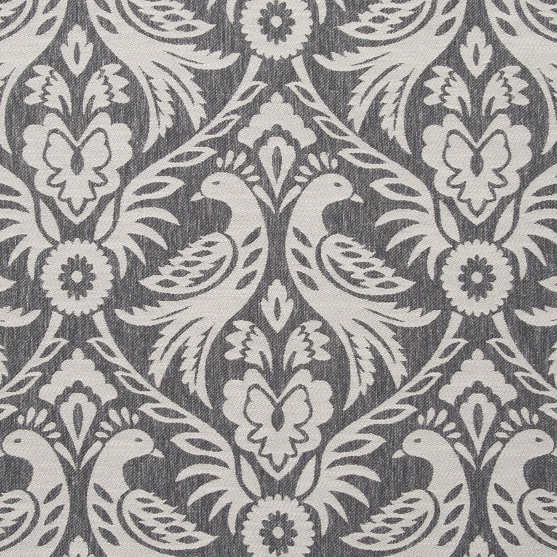 CLARKE AND CLARKE - HAREWOOD- CHARCOAL - Fabric by the Yard CHARCOAL