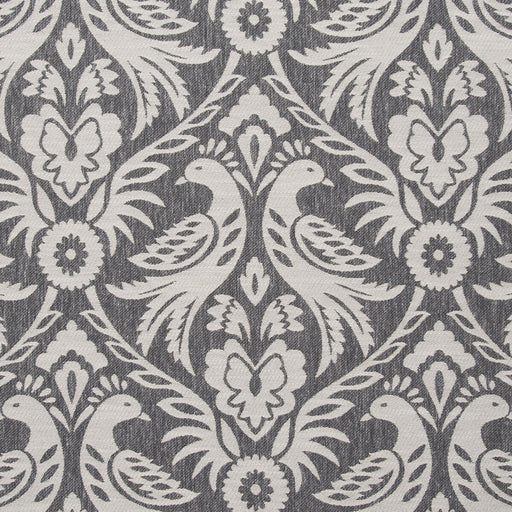 CLARKE AND CLARKE - HAREWOOD- CHARCOAL - Fabric by the Yard CHARCOAL