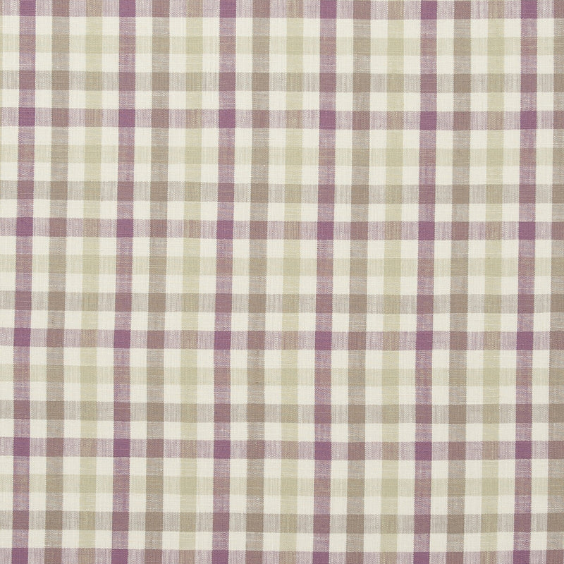 CLARKE AND CLARKE - HATFIELD- ORCHID - Fabric by the Yard ORCHID