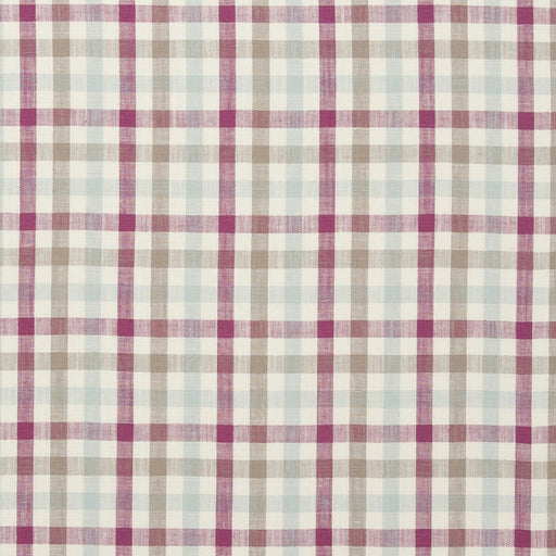 CLARKE AND CLARKE - HATFIELD- RASPBERRY - Fabric by the Yard RASPBERRY