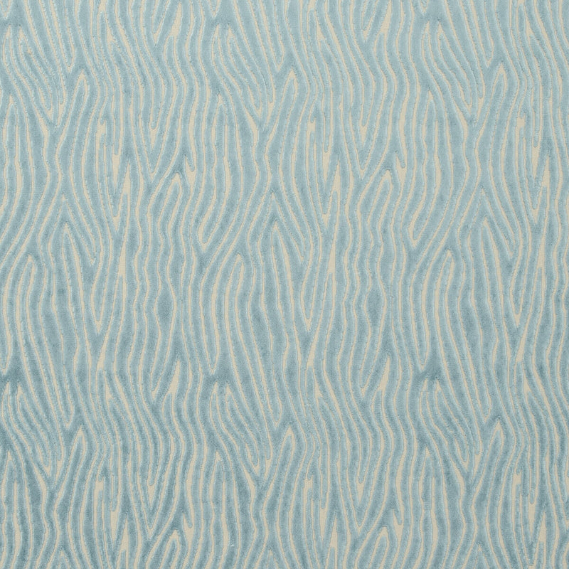 CLARKE AND CLARKE - ONDA- AQUA - Fabric by the Yard AQUA