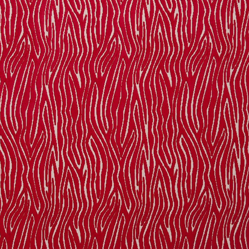 CLARKE AND CLARKE - ONDA- ROUGE - Fabric by the Yard ROUGE
