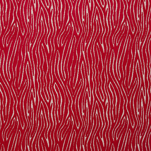 CLARKE AND CLARKE - ONDA- ROUGE - Fabric by the Yard ROUGE