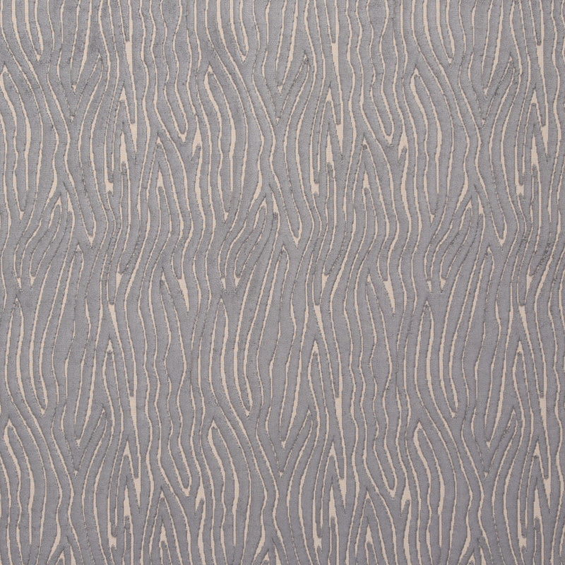 CLARKE AND CLARKE - ONDA- STEEL - Fabric by the Yard STEEL