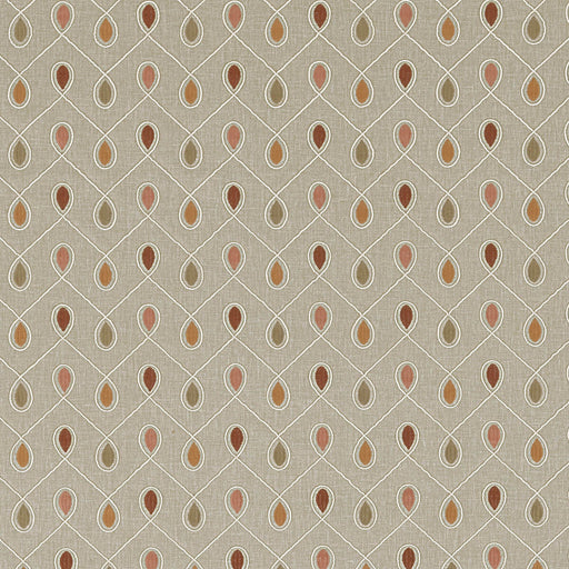 CLARKE AND CLARKE - HEALEY- SPICE - Fabric by the Yard SPICE