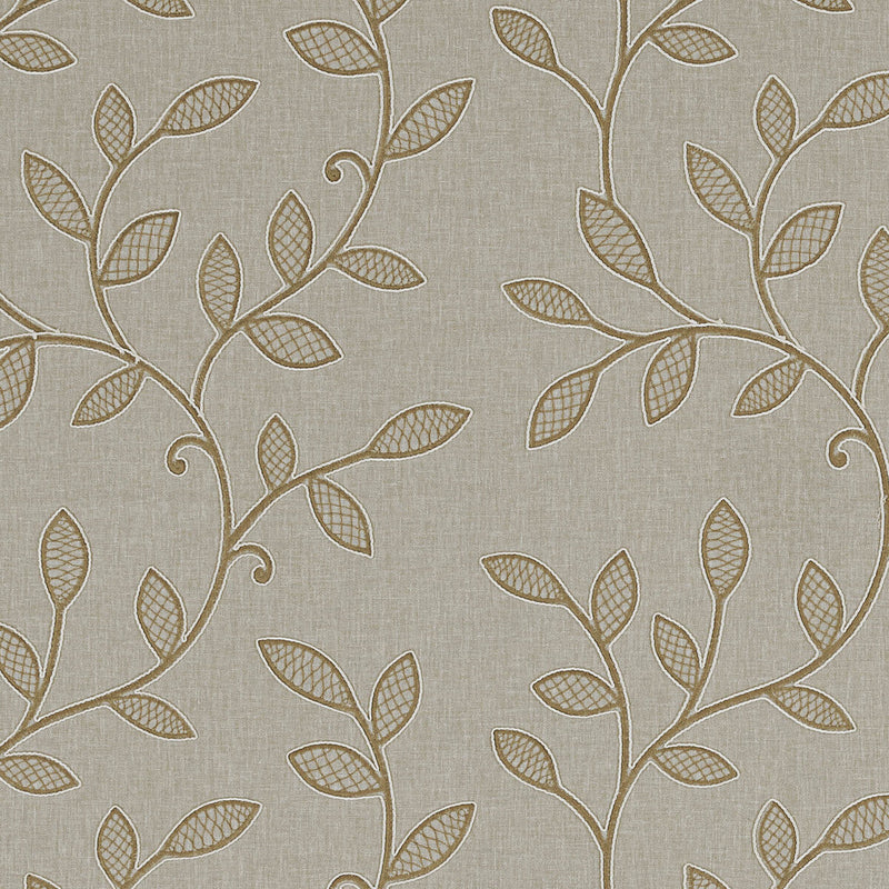 CLARKE AND CLARKE - HETTON- CARAMEL - Fabric by the Yard CARAMEL