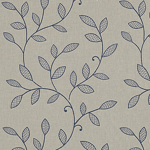 CLARKE AND CLARKE - HETTON- DENIM - Fabric by the Yard DENIM