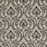 CLARKE AND CLARKE - LEYBURN- CHARCOAL - Fabric by the Yard