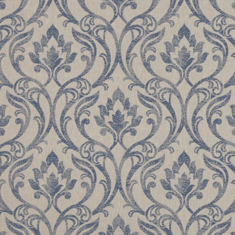 CLARKE AND CLARKE - LEYBURN- DENIM - Fabric by the Yard DENIM