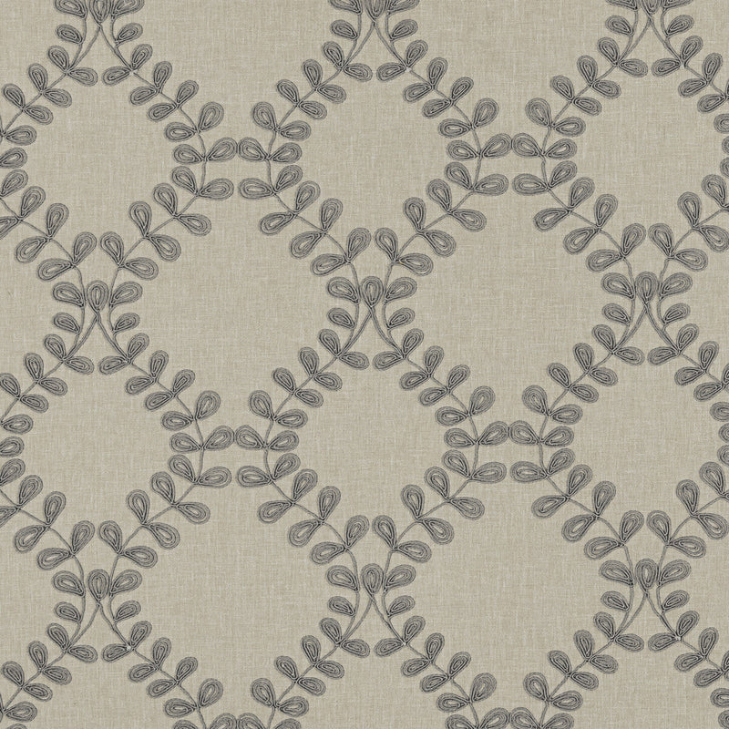 CLARKE AND CLARKE - MALHAM- SMOKE - Fabric by the Yard SMOKE