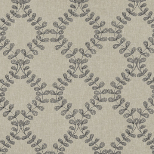 CLARKE AND CLARKE - MALHAM- SMOKE - Fabric by the Yard SMOKE