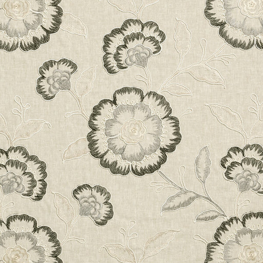 CLARKE AND CLARKE - RICHMOND- CHARCOAL - Fabric by the Yard CHARCOAL