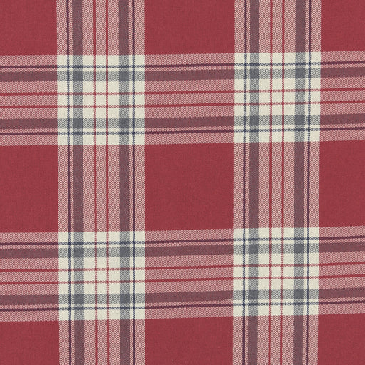 CLARKE AND CLARKE - GLENMORE- RED - Fabric by the Yard RED