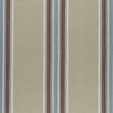CLARKE AND CLARKE - IMANI- CINNABAR/AQUA - Fabric by the Yard