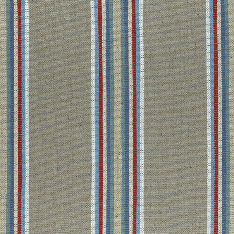 CLARKE AND CLARKE - IMANI- INDIGO/RED - Fabric by the Yard INDIGO/RED