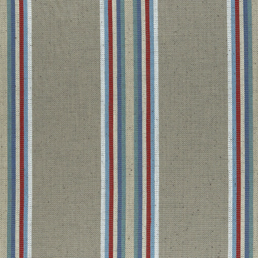 CLARKE AND CLARKE - IMANI- INDIGO/RED - Fabric by the Yard INDIGO/RED