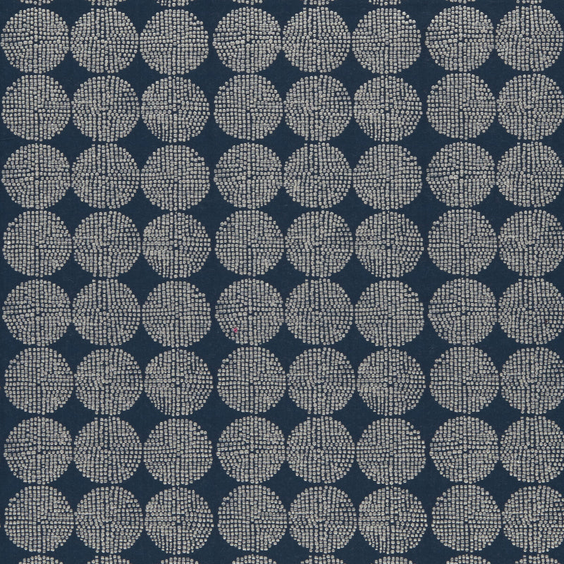 CLARKE AND CLARKE - KIKO- INDIGO - Fabric by the Yard INDIGO