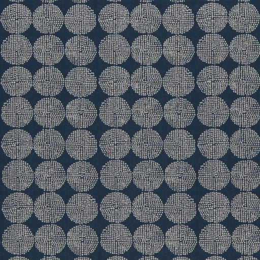 CLARKE AND CLARKE - KIKO- INDIGO - Fabric by the Yard INDIGO